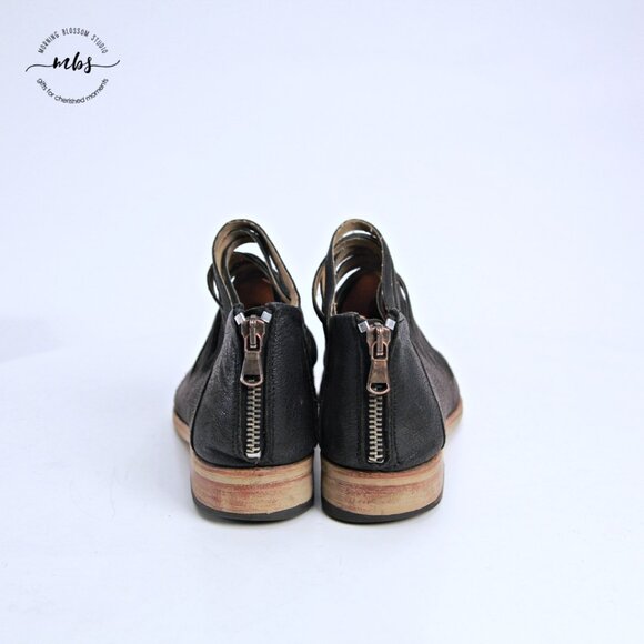 Free People Lost Valley Ankle Boots Black Women EU 39 US 8.5 - Picture 6 of 14